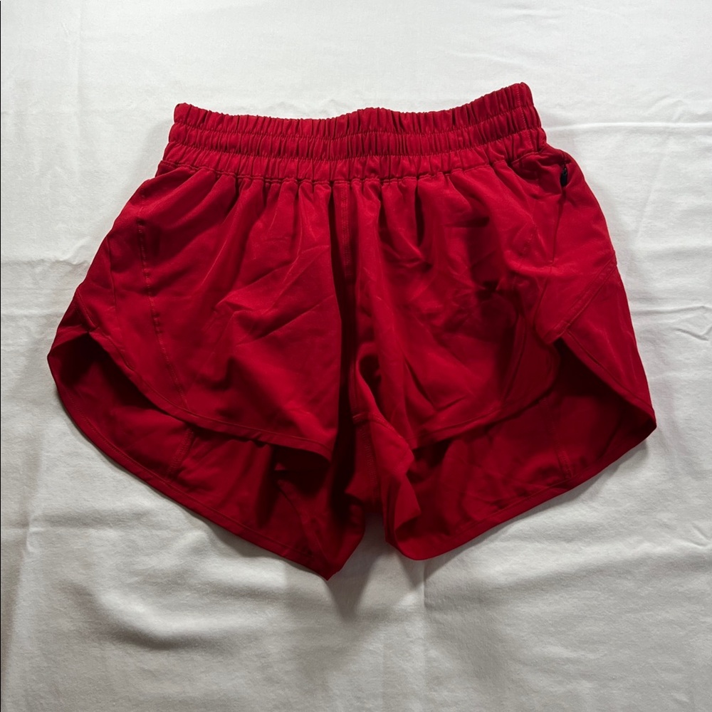 CRZ YOGA Women's Red Shorts